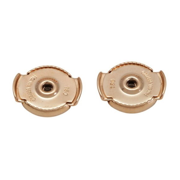 HERMES Pink Gold Earrings - Picture 4 of 4